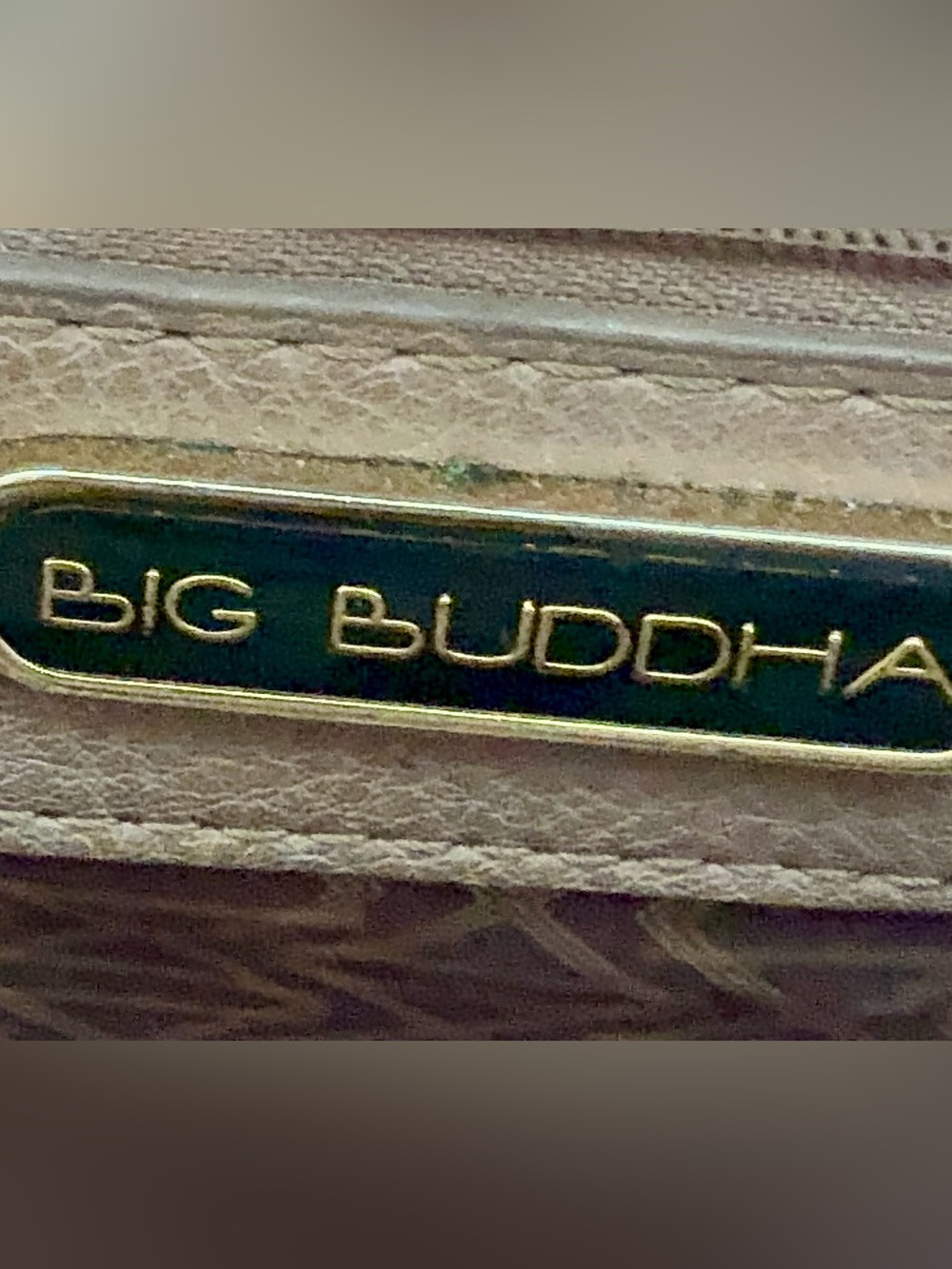 Big Buddha Camel Tan Gold Leather - Picture 8 of 11